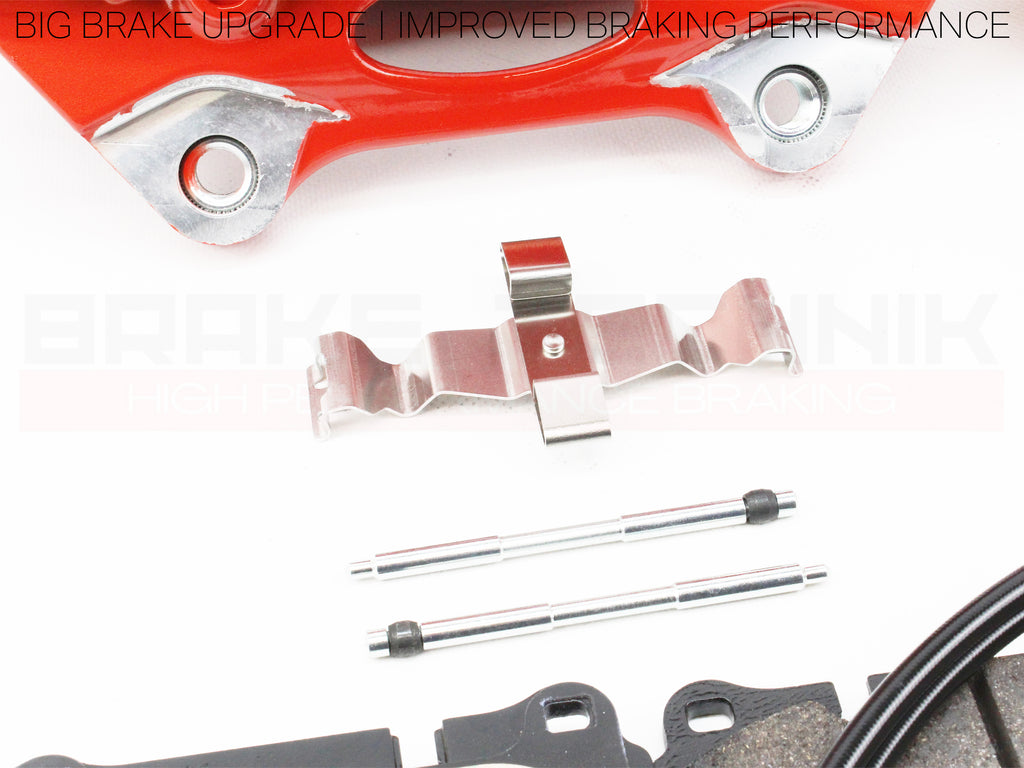 FOR VW CADDY MK3 MK4 MK5 MK6 MK7 PORSCHE MACAN NEW 4 POT COMPLETE BIG BRAKE UPGRADE