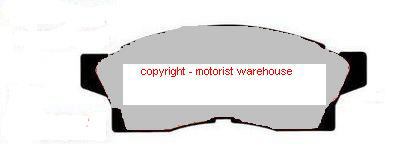 EBC RED STUFF BRAKE PADS TOYOTA MR2 2.0 1990-8/1992 FR