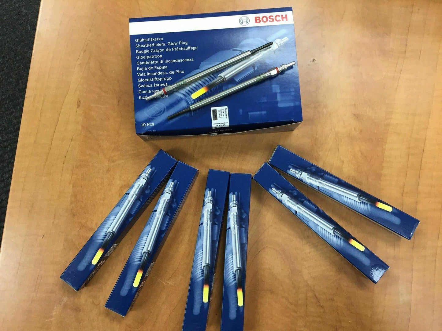 6 X BOSCH DURATERM GLOW PLUGS MERCEDES M CLASS W164 ML320 ML350 ML420 ML450 CDI