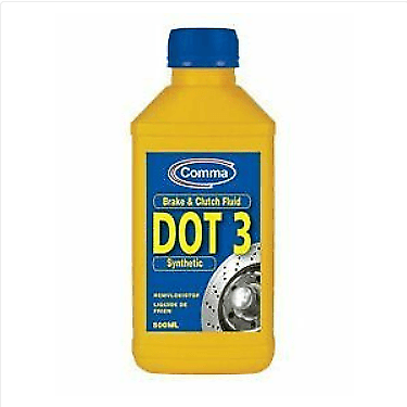 COMMA DOT 3 BRAKE FLUID AND CLUTCH FLUID  BF500M 500ML