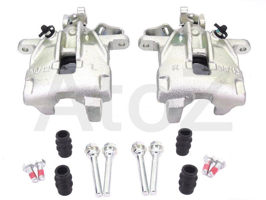 VW T4 Transporter 1997-2003 Rear Right & Left Brake Calipers + Slider Pin Kits