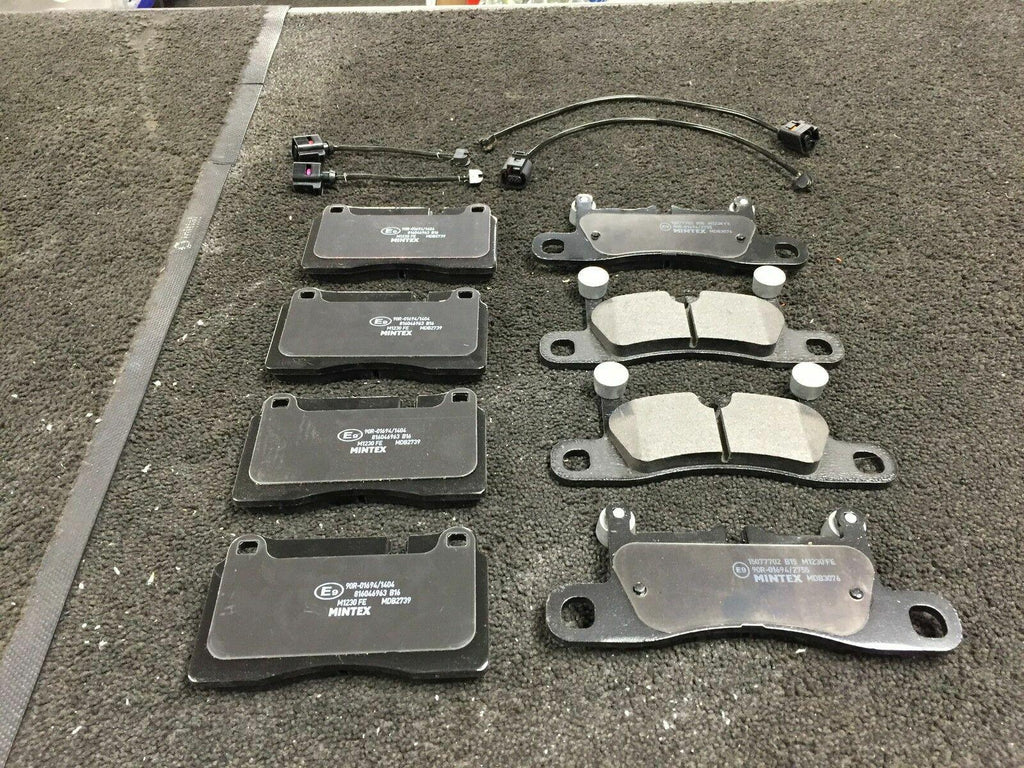 FOR VW TOUAREG 3.0TDi V6 R-LINE MINTEX ORIGINAL BRAKE PADS FRONT REAR SENSORS