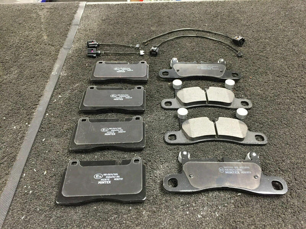 FOR VW TOUAREG 3.0TDi V6 R-LINE MINTEX ORIGINAL BRAKE PADS FRONT REAR SENSORS
