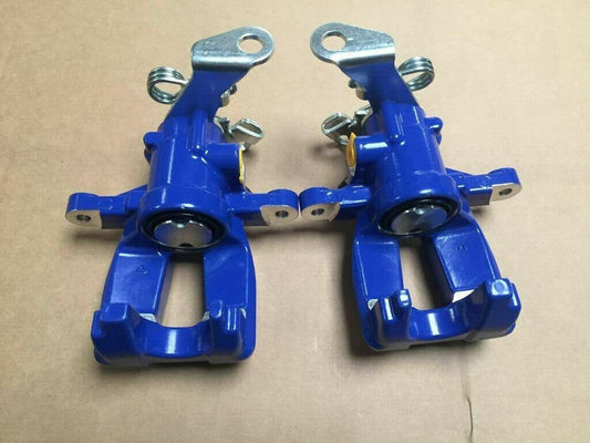 2 REAR BRAKE CALIPERS LH RH BLUE FOR VAUXHALL CORSA D SRI VXR CDTI 2006-2015