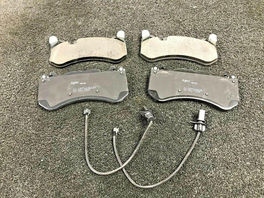FOR AUDI RS6 RS7 2013-18 FRONT OEM WAVEY DRILLED BRAKE DISC PAIR FRONT BRAKE PAD