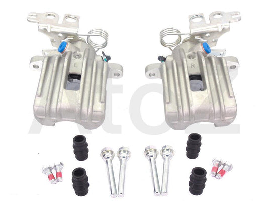 VW Caddy 2007-15 Rear Brake Caliper Carriers & Slider Pin Kit Brand New LUCAS