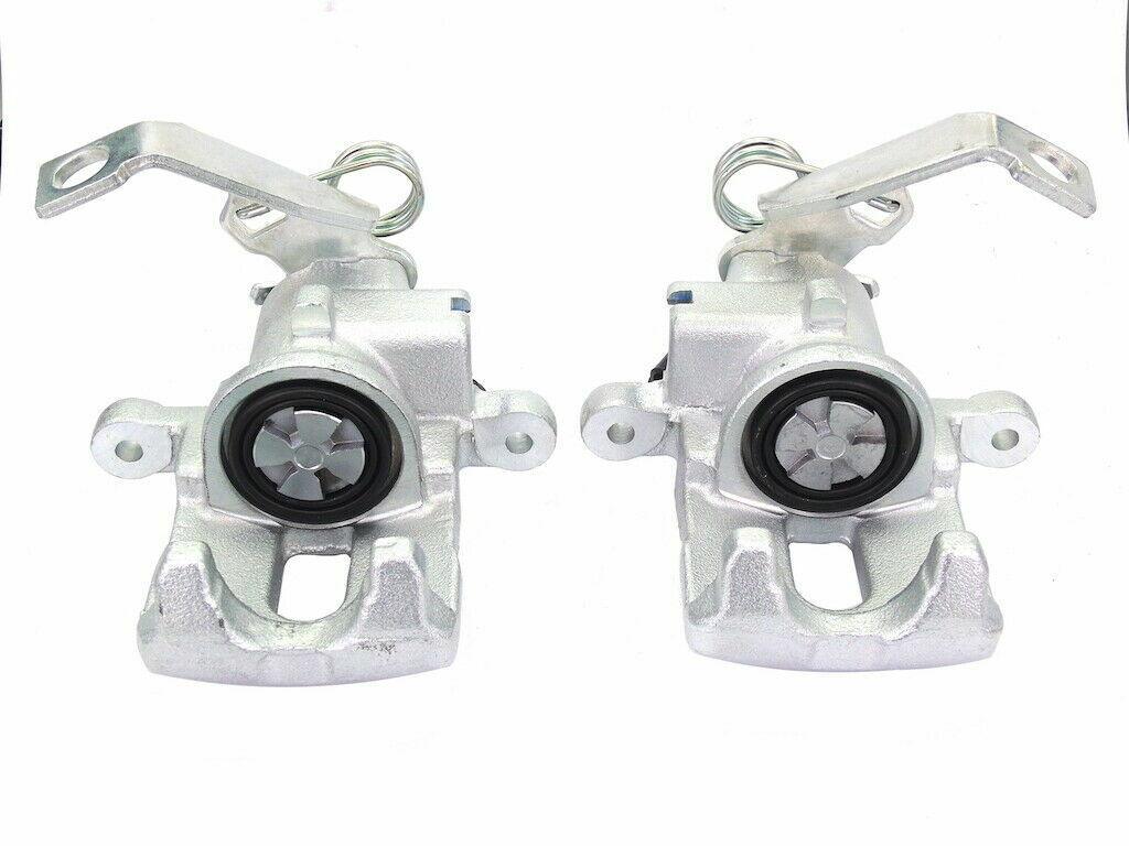 REAR DRILLED GROOVED BRAKEDISCS 2 REAR BRAKE CALIPERSFOR CIVIC TYPER FN2 2006-12
