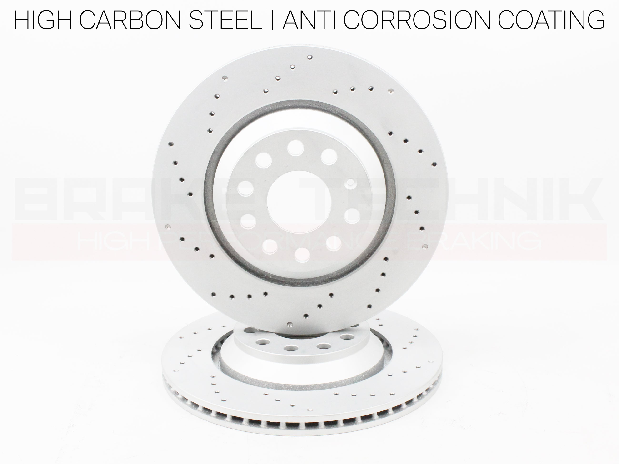 FOR VW GOLF R MK8 8.5 AUDI S3 8Y ARTEON R FRONT REAR PERFORMANCE DRILLED BRAKE DISCS & PADS