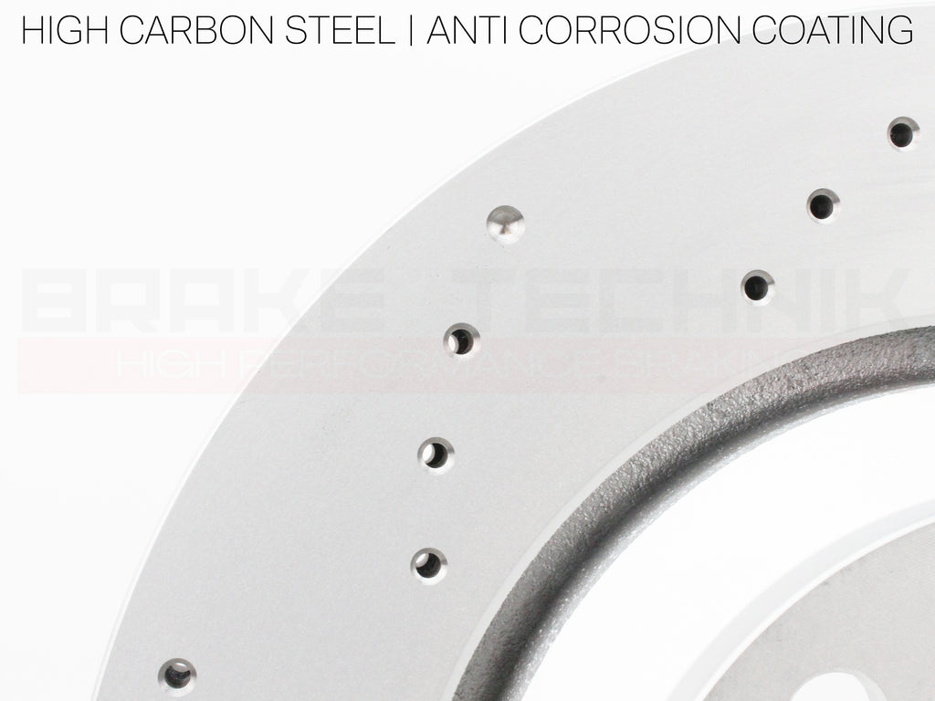 FOR VW GOLF R MK8 8.5 AUDI S3 8Y ARTEON R FRONT REAR PERFORMANCE DRILLED BRAKE DISCS & PADS