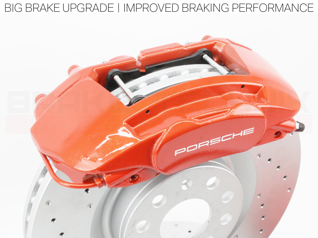 FOR VW CADDY MK3 MK4 MK5 MK6 MK7 PORSCHE MACAN NEW 4 POT COMPLETE BIG BRAKE UPGRADE