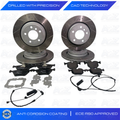 BMW E46 B3 ALPINA 3.3 BRAKE DISC DRILLED GROOVED FRONT REAR BRAKE PADS