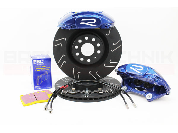 FOR SKODA SUPERB 2.0 TSI 272 3V BLUE PORSCHE 4 POT MQB BRAKE KIT PERFORMANCE DISCS