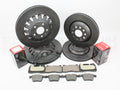 FOR AUDI RS3 8P 2011-2012 FRONT REAR BRAKE DISCS BREMBO PADS 370mm 310mm FR/RR