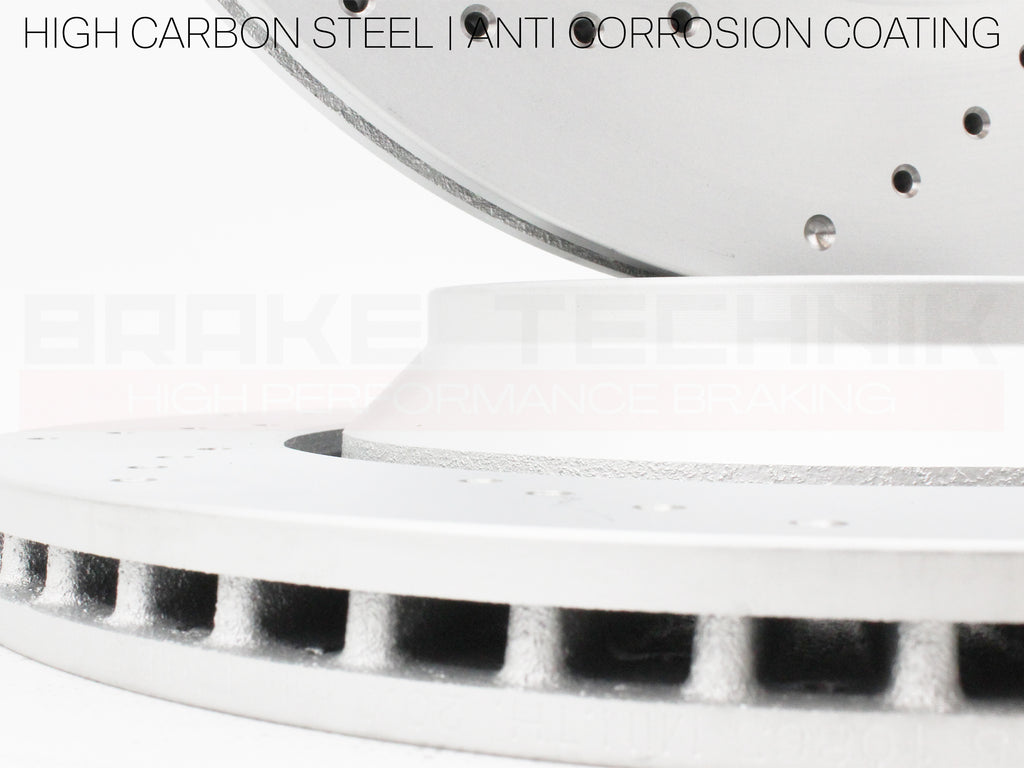 FOR VW GOLF R MK8 8.5 AUDI S3 8Y ARTEON R FRONT REAR PERFORMANCE DRILLED BRAKE DISCS & PADS