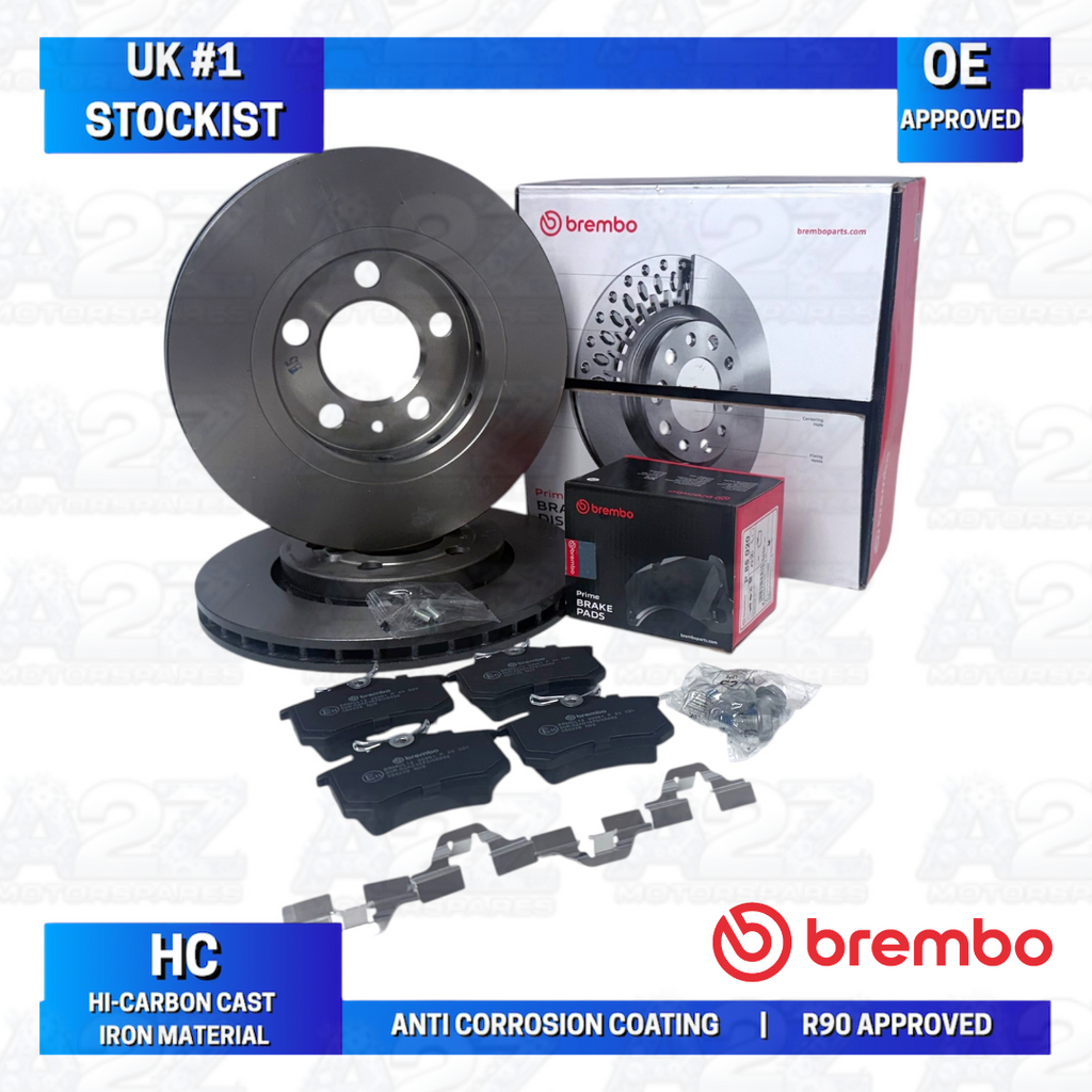 SKODA OCTAVIA 1.8T VRS BRAKE DISC BRAKE PADS BREMBO FRONT REAR