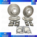 BMW F30 F31 F33 340MM + 345MM BRAKE DISCS DRILLED GROOVED BREMBO PADS FRONT REAR