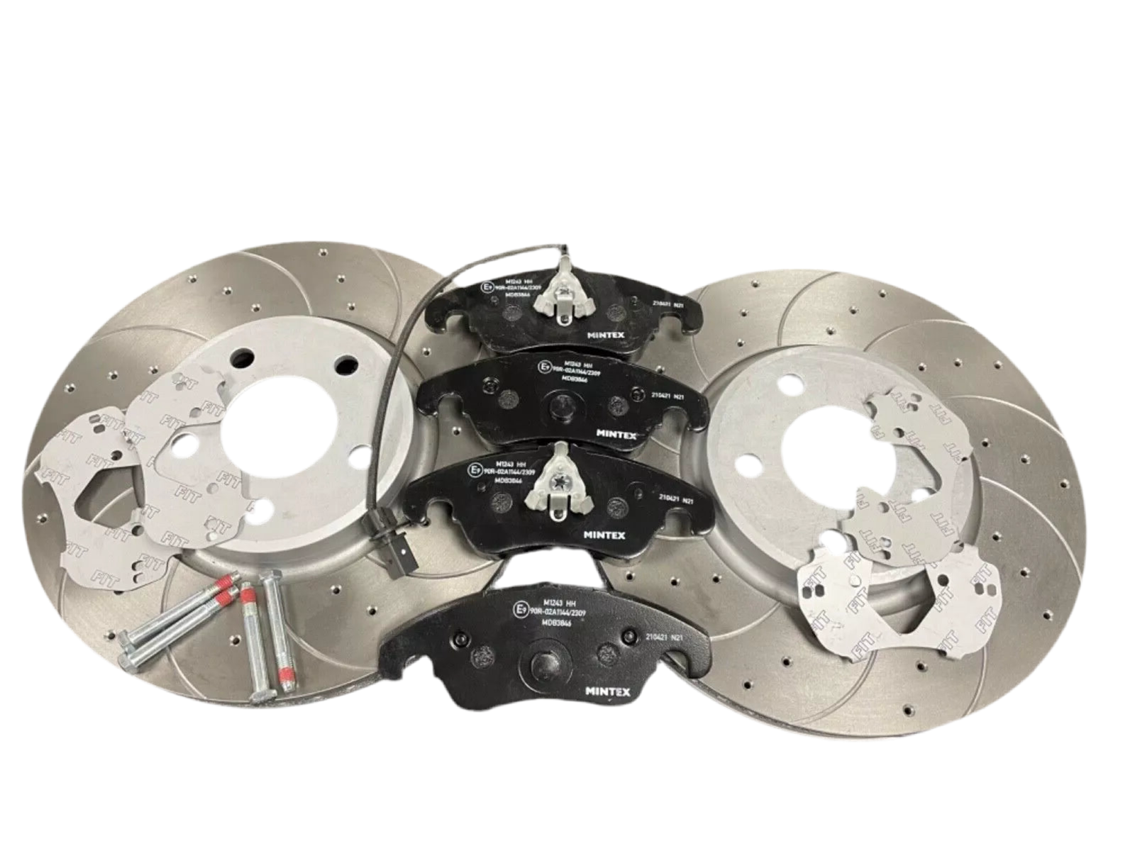 A4 TDI S LINE (MK4 (8K) (B8)) CROSS DRILLED GROOVED BRAKE DISC PAD FRONT REAR