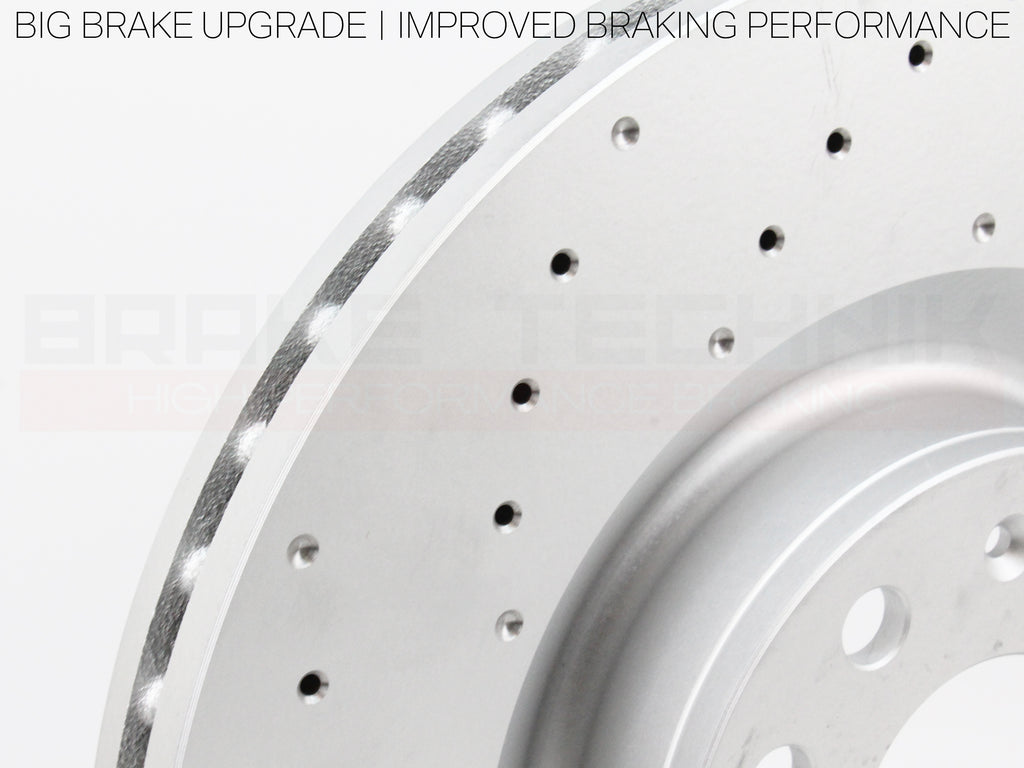 FOR VW CADDY MK3 MK4 MK5 MK6 MK7 PORSCHE MACAN NEW 4 POT COMPLETE BIG BRAKE UPGRADE
