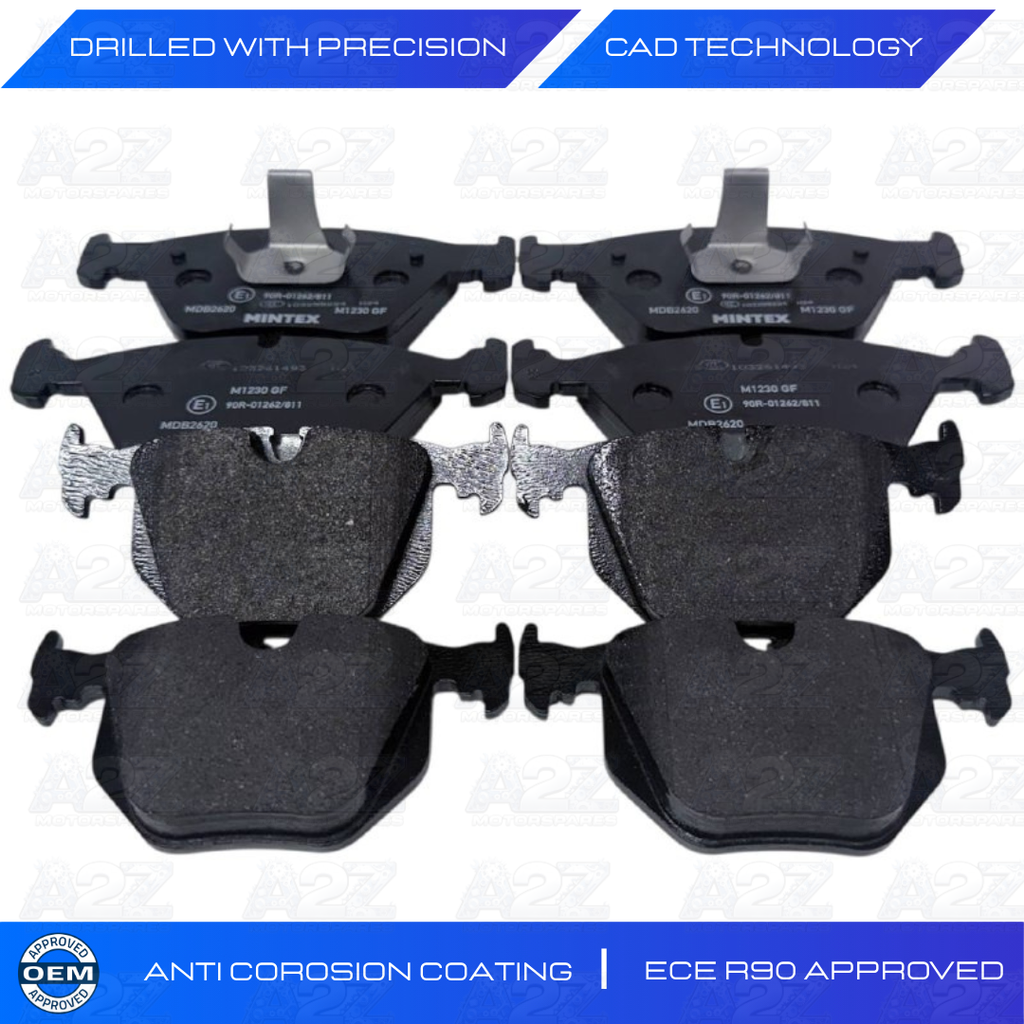 BMW E46 B3 ALPINA 3.3 BRAKE DISC DRILLED GROOVED FRONT REAR BRAKE PADS