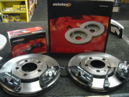 FABIA OCTAVIA MINTEX  FRONT BRAKE DISC & PADS 256MM