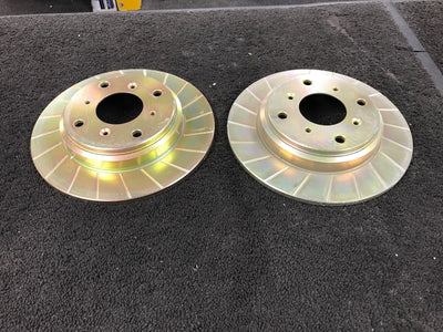FOR PRELUDE 2.2 BB1 BB2 BB4 GROOVED BRAKE DISCS FRONT 
