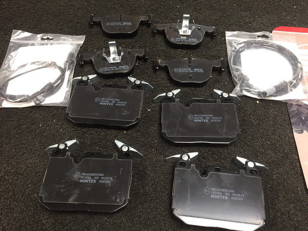 BMW 335D xDrive MSPORT F30  MINTEX BRAKE  PADS FRONT REAR WITH SENSORS 