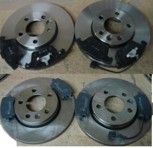 FOR AUDI A1 2.0 TDI 2010 FRONT BRAKE DISCS DISC BRAKE PADS MINTEX 310MM AND 230M