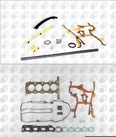 VAUXHALL A12XEL  A14XEL A14XER  B14XEL TIMING CHAIN KIT HEAD GASKET SET BOLT