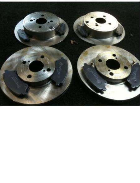 FOR TOYOTA COROLLA T SPORT BRAKE DISC BRAKE PADS FRONT REAR BRAKE DISCS & PADS 