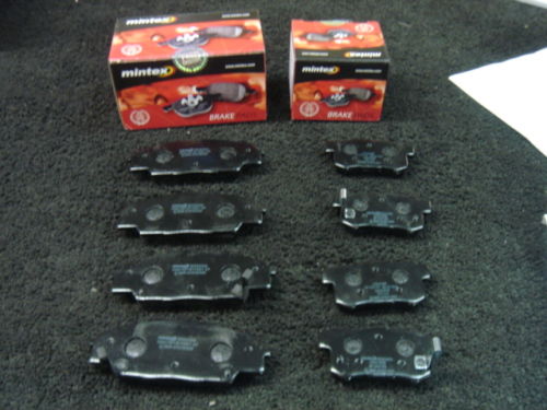 FOR HONDA CIVIC TYPE R 2000  MINTEX FRONT & REAR BRAKE PADS