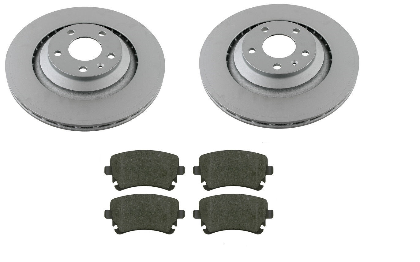FOR AUDI A6 C6 2.7 3.0TD 2.8 3.2 VENTED REAR BRAKE DISCS PADS 330MM