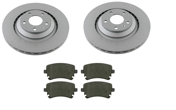 FOR AUDI A6 C6 2.7 3.0TD 2.8 3.2 VENTED REAR BRAKE DISCS PADS 330MM