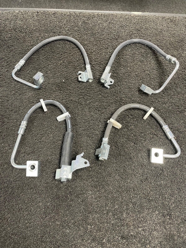 FOR GRAND CHEROKEE OVERLAND CRD V6 (MK3 (WK BRAKE FLEXY HOSE FRONT REAR FULL SET