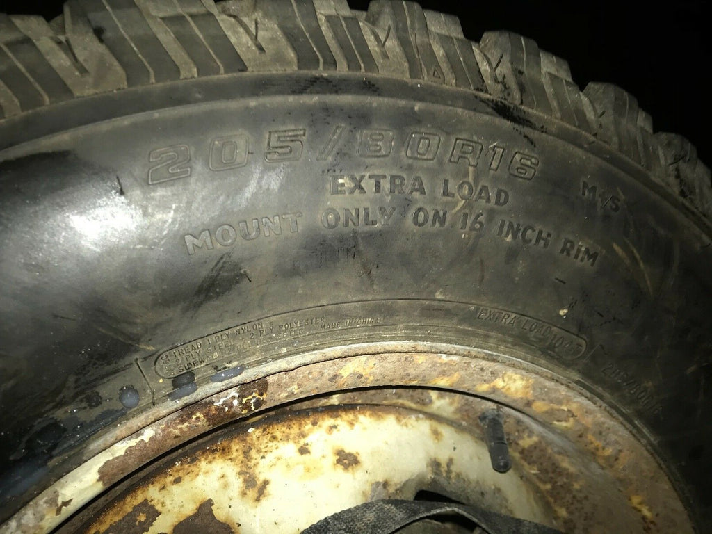 4 DEFENDER STEEL WHEELS WITH COOPER DISCOVERER  TYRES 205 80  R16 M/S
