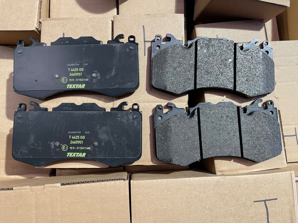 DISCOVERY MK5 SD4 SD6 TD6 D250 D300 FRONT BRAKE PAD GENUINE TEXTAR + SENSOR