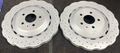 FOR AUDI RS6 AVANT QUATTRO 2013-2018 REAR AXLE  WAVEY DRILLED BRAKE DISC 356mm