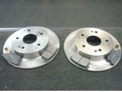 FOR HONDA CIVIC TYPE R EP3 REAR BRAKE DISCS & BRAKE PADS NEW 