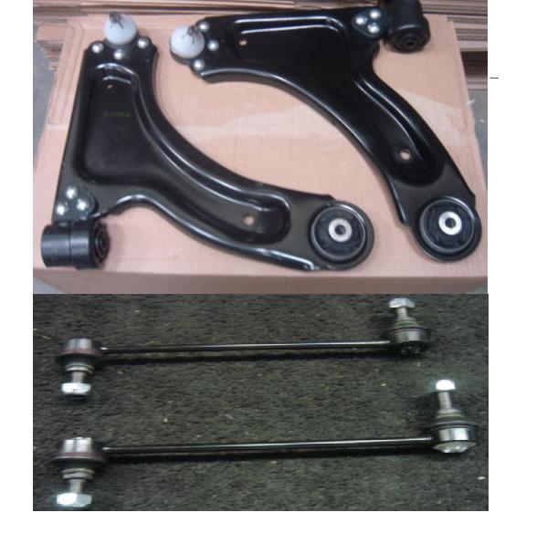 VAUXHALL CORSA C 2000-06 2 LOWER WISHBONE  ARMS BUSHES BALL JOINT 2 FRONT LINKS 