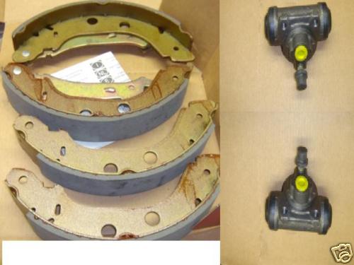 FOR NISSAN PRIMERA P11 WP11 REAR BRAKE DRUM SHOES & 2 BRAKE WHEEL CYLINDER
