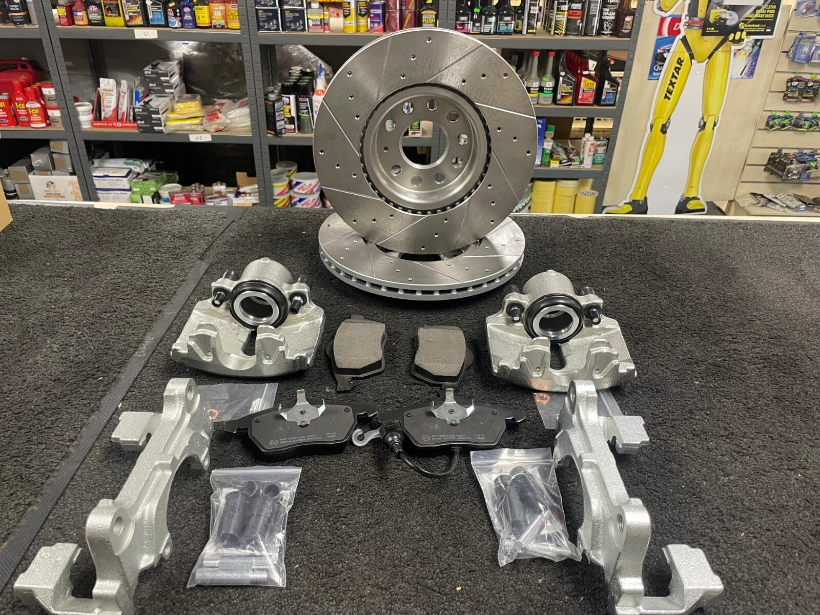 CADDY MK3 FRONT BRAKE DISC UPGRADE CALIPER CONVERSION KIT 288/280-312MM