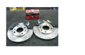 FOR  SAXO VTR VTS  GROOVED  DRILLED BRAKE DISCS PADS 4 STD