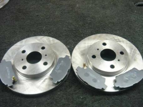 FOR HONDA ACCORD 98-03 FRONT BRAKE DISCS & MINTEX PADS NEW!