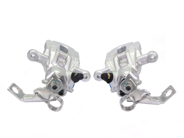 REAR DRILLED GROOVED BRAKE DISCS 2 REAR BRAKE CALIPERS FORCIVIC TYPE R FN2 2006-