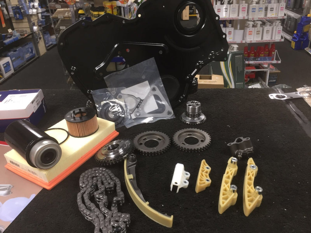FORD TRANSIT 2.0 2.4TDCi TIMING CHAIN KIT COVER GASKET SEAL OIL AIR FUEL SERVICE