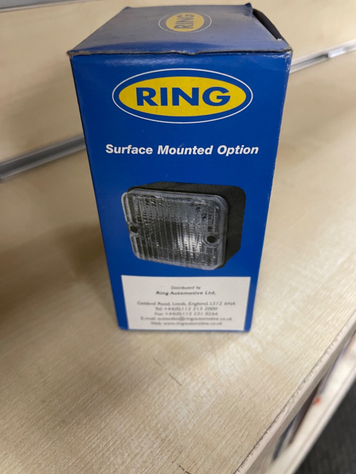 Car Reversing Reverse Lamp Light Unit Dual Mount With Bracket & Bulb Ring RL015