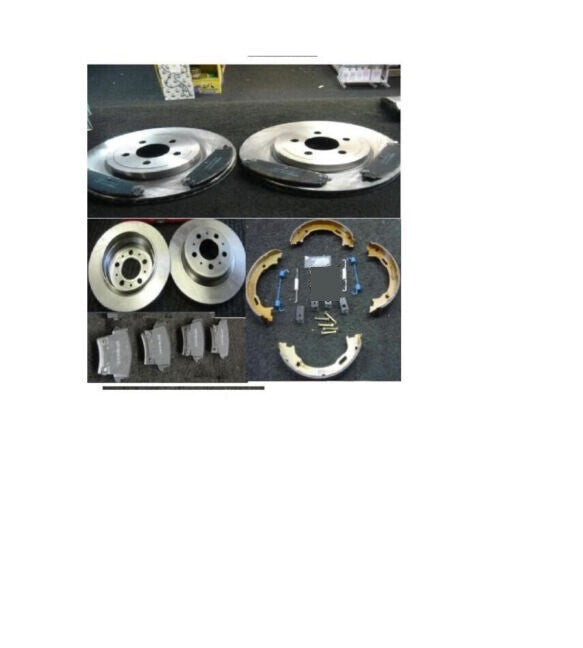 FOR CHRYSLER 300C 3.0TD CRD BRAKE DISC BRAKE PADS FRONT REAR HAND BRAKE SHOE KIT