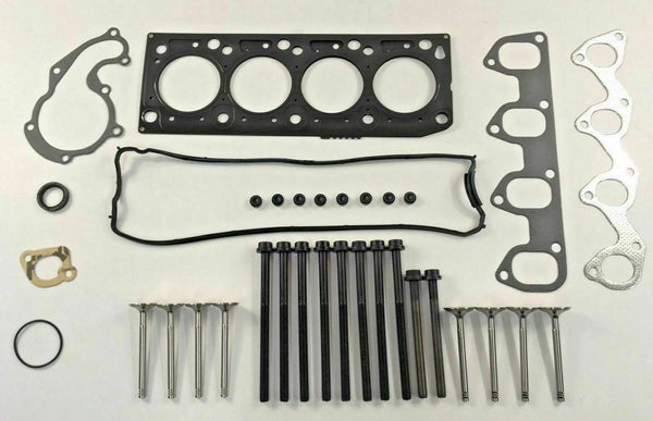 FOR FORD TRANSIT CONNECT 1.8 HEAD GASKET SET HEAD BOLT INLET & EXHAUST VALVES