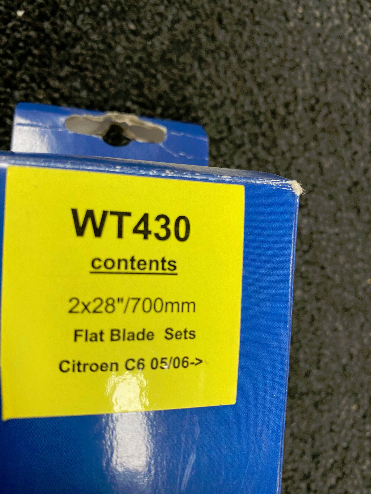FRONT 28" WIPER BLADES FITS CITROEN C6 2006 