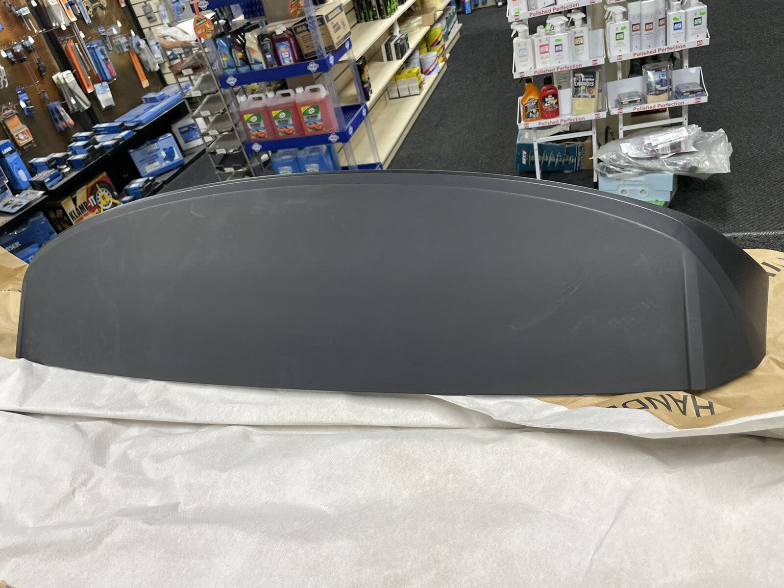 GENUINE VOLKSWAGEN T-ROC REAR BOOT TAILGATE SPOILER 2GA827936GRU PRIMED BLACK