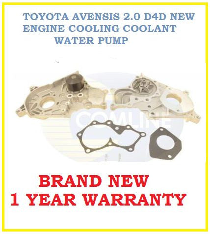 AVENSIS 2.0 D4D 2003-2006 ENGINE COOLING COOLANT WATER PUMP 16100-29185